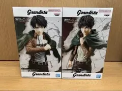 進撃の巨人　フィギュア　エレン、リヴァイ　2種