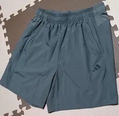 ☆AHP- 542 アディダス TEU トレーニングショーツ 灰 サイズ XL