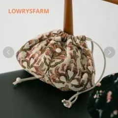 【匿名配送】ローリーズファーム 2way キンチャク バッグ ジャガード織