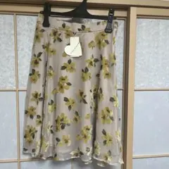 【新品・未使用】 31 sons de modeフレアスカート 花柄