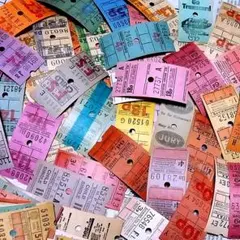 【400】ヴィンテージイギリスバスチケット130種300枚セット◆海外紙モノ