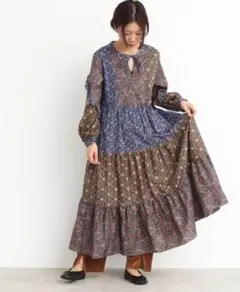 ★Dot and Stripes CHILD WOMAN リバティワンピースのサムネイル