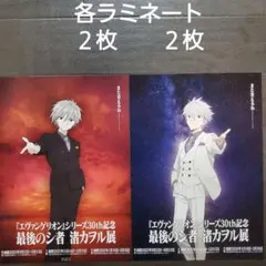 イベント　最後のシ者 渚カヲル展　ラミネートセット　チラシ　フライヤー