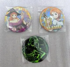 ワンピース ナミ 缶バッジ 3種セット