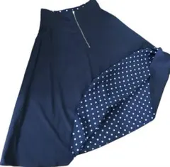 リバーシブル フレアスカート