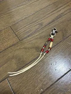 ビンテージホワイトハーツ使用　ビーズネックレス　ハンドメイド　カスタム可能 Handmade（ハンドメイド）の「ビーズネックレス・メンズ・レディース