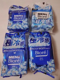 メンズビオレ　ボディシート　極冷感　超冷感　クール　大判