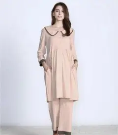 マタニティブランドsweet mommyピンクベージュ　Ｌ3点セット