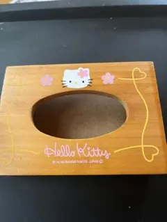 Hello Kitty ティッシュボックス 木製