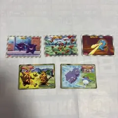 ポケモン　トップガム　カード　5枚
