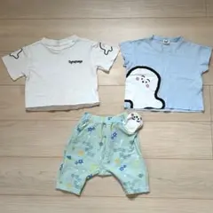 シナぷしゅ しなぷしゅ ボトムス 半袖 レギンスパンツ ユニクロ ジーユーベビー