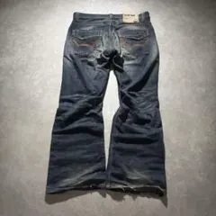 EDWIN flare denim fade y2k swag yoko ギャル