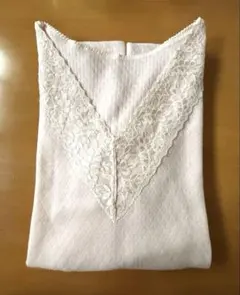 レディース Vネック長袖キルトインナー M