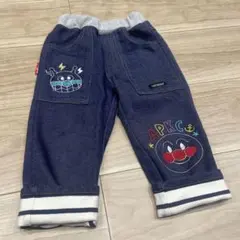 【良品】アンパンマンキッズコレクション　ボトムス　パンツ　90 刺繍
