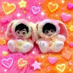 なにわ男子　ちびぬい　推し活　着ぐるみ　うさぎ　大西流星　道枝駿佑　はぴぬい