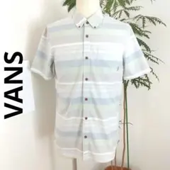 VANS ヴァンズ 半袖シャツ ボタンダウン ストライプ マルチカラー メンズSのサムネイル