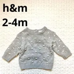 h&m ポップコーンニット2-4m
