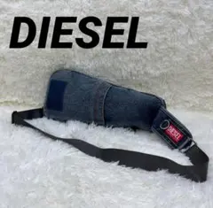 DIESEL ディーゼル デニム生地 ボディバッグ インディゴブルー 青