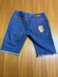 PUNKD デニムショートパンツ フリンジのサムネイル