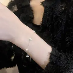 シルバー クローバー ブレスレット アクセサリー