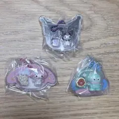 サンリオ　パッケージチャーム　マイメロ　クロミ　ハンギョドン