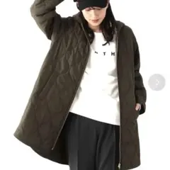 美品☆GLOBAL WORK 洗えるライトウォームスタンドコート アイボリー L 