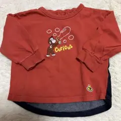 ＧＵ長袖Ｔシャツ80おさるのジョージ