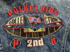 Pocket Kid's デニムジャケット Sサイズ