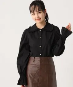 ★匿名配送★repipi armarioキャンディースリーブブラウス
