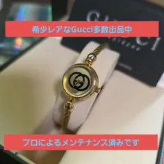 GUCCI 2700L バングル ワイヤー ゴールド レディース 時計 新品電池