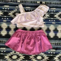 ブランシェス　女の子向けセパレート水着セット　110