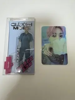 ジェノ アクスタ アクリルスタンドキーリング トレカ付　glitch mode