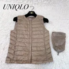 UNIQLO ユニクロ ウルトラライトダウン インナー ベスト ベージュ
