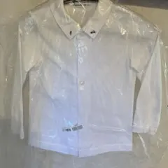 familiar 2024ss長袖シャツ 100cm ホワイト