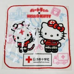 ✩未開封✩ハローキティ　ハートラちゃん　ハンカチのサムネイル