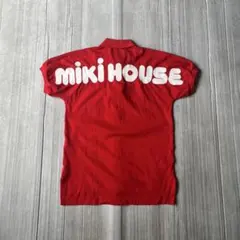 MIKI HOUSE 90s ポロシャツ 半袖 レッド L 日本製 ヴィンテージのサムネイル