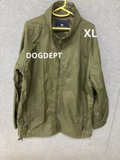 DOGDEPT ドッグデプト ナイロンジャケット オリーブグリーン