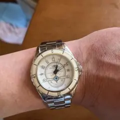 自動巻時計、稼働品、ベルトサイズ18センチ、中古品。