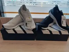 新品2足セット◇アディダスクラウドフォーム黒＆グレー