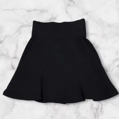 美品 SNIDEL スナイデル ヘムフレアスカショーパン(BLACK)のサムネイル