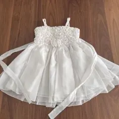 お値下げしました！ホワイト 女児フォーマルドレス 5号