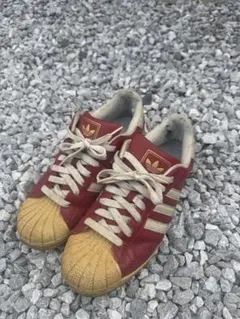 アディダス　スーパースター赤白 スニーカー オリジナルス ヴィンテージ95年製