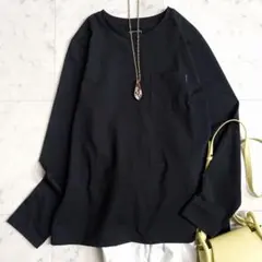 極美品♪ Lサイズ ザノースフェイス airy relax tee シャツ 黒