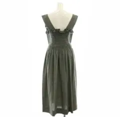 スナイデル SNIDEL ハイウエストシャーリングスカート F グレー