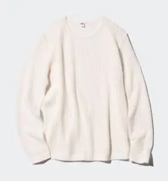 ユニクロ　レースクルーネックセーター　XL