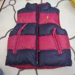 ラルフローレン　リバーシブルダウンベスト　100cm