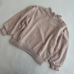 アプレレクール トレーナー　くすみピンク　ピンクベージュ　100 キッズ