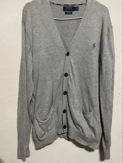 POLO RALPH LAUREN グレー カーディガン M