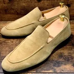 ☆即発 ZARA SUEDE LEATHER モカシン ローファー 26cm