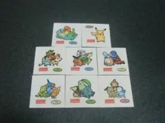 発売20周年記念　８枚セット　ポケモン　デコキャラシール　第一パン